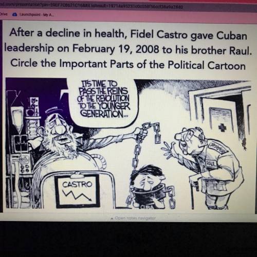 Help :,)

After a declined in health, Fidel Castro gave Cuban leadership on February 18th, 2008 to