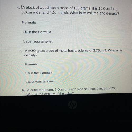 Can you please help me on question 4 and 5 thank you