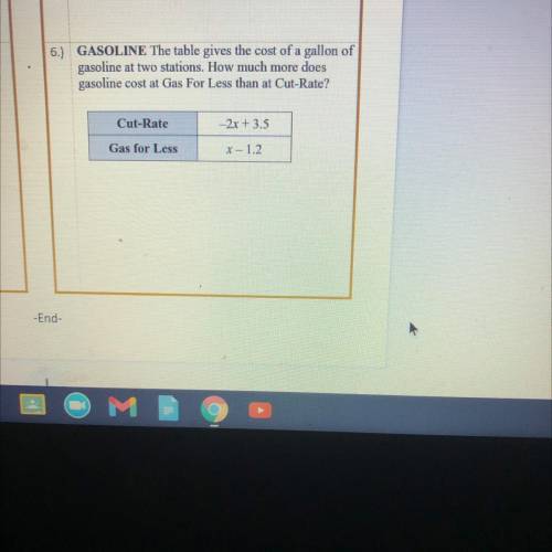 A math table I need help please