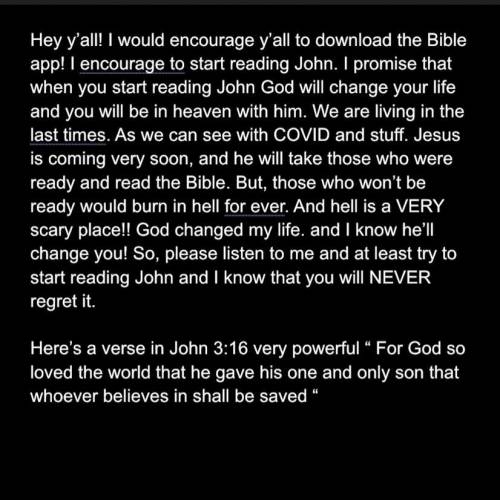 Please read this. This is not a joke! God will change your life. If you have any questions, don’t h
