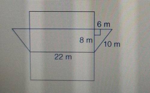 PLEASE HELPPP MATH

The surface area of the triangular prism is552 square meters 576 square meters