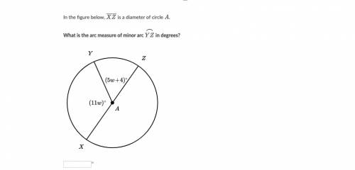 In the figure below, \overline{XZ}

XZ
start overline, X, Z, end overline is a diameter of circle