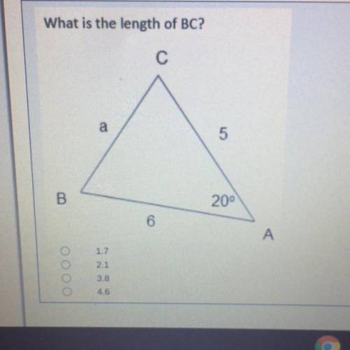 What is the length of BC PLEASE HELP ME ILL GIVE YOU BRAINLIEST
