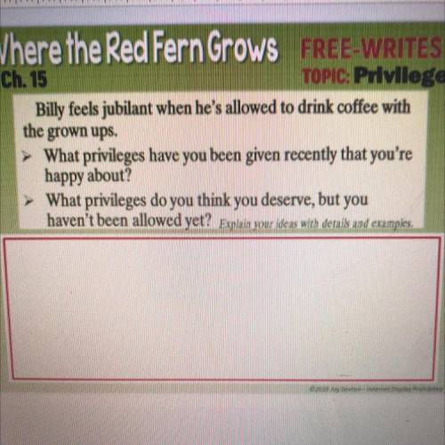 Help it's due in 30 minutes!!Answer if u have ever read the book Where the red fern grows.