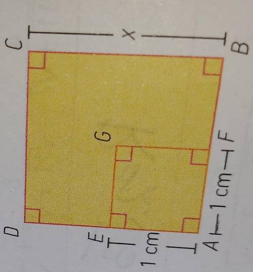 Ayudaaa por favor, con procedimiento

El área del rectángulo ABCD es 6cm² y la medida de EF es igu