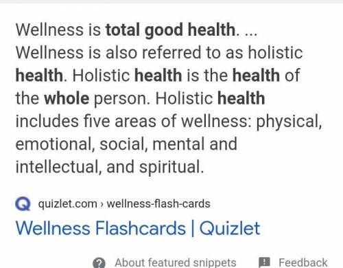 What is the term given to total good health AES