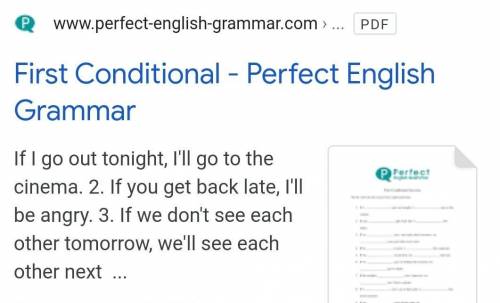 First conditional Perfect english grammarSOMEONE fill this i need it by wednesday pleasee! ​