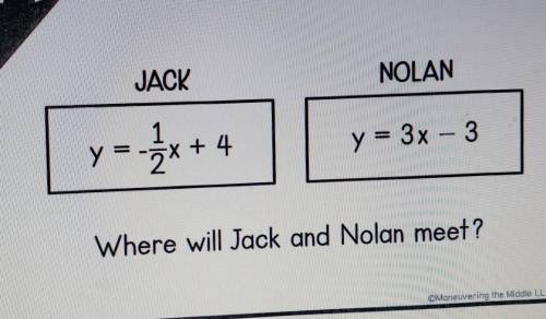 Where will Jack and Nolan meet​