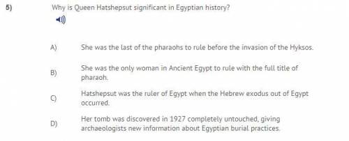 Why is queen Hatshepsut significant in egyption history