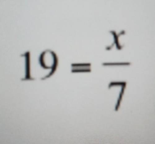 PLEASE HELP IM LITERALLY STUCK!

Solve the following equation for the value of x. SHOW YOUR WORK P