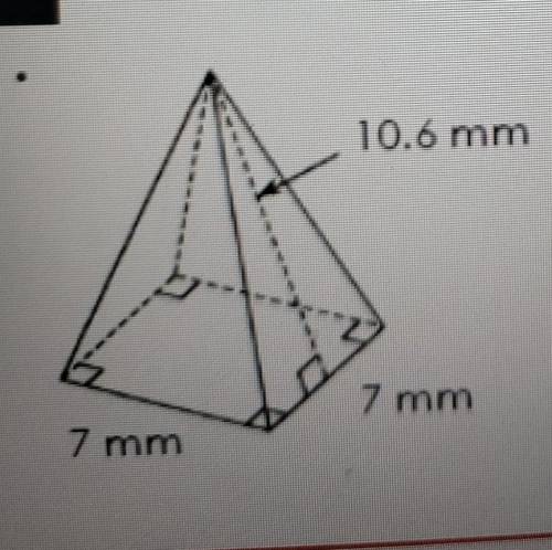 PLEASE HELP I WILL GIVE BRAINLIEST FIND THE SURFACE AREA​