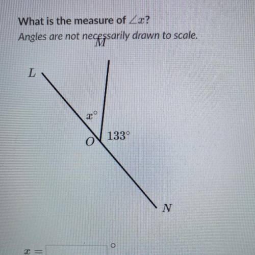 What is the measure of Zx?
Angles are not necessarily drawn to scale.