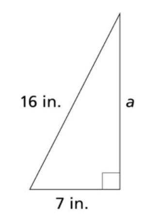 What is the length of the missing side? Round to the nearest tenths if necessary.