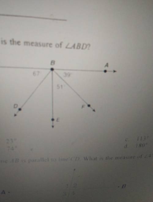 What is the measurement of abd ​