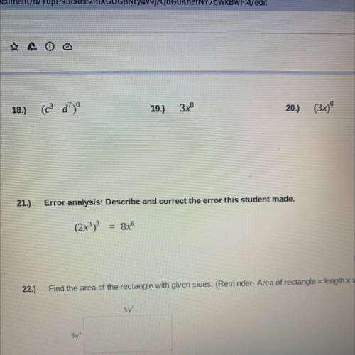 Can someone answer question 21