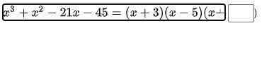 Fill in the missing number to complete the factorization: