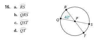 What is the measure of each of the arc?