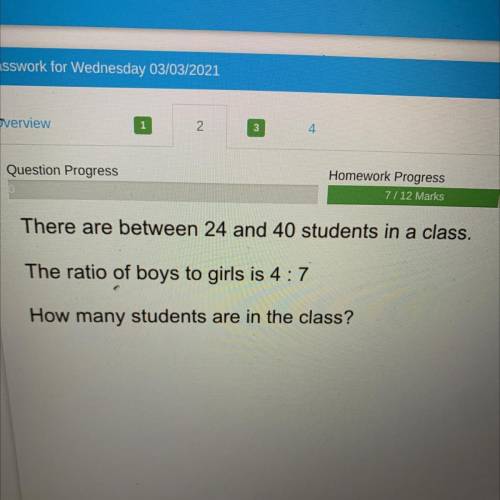 How many students are in the class?