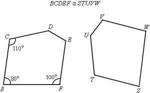 What is the measure of angle R?
A. 30°
B. 50°
C. 100°
D. 180°