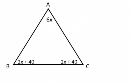 What is the measure of Angle A?