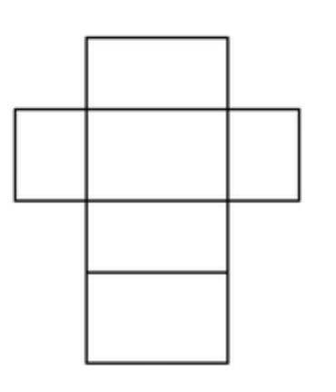 Which net matches the 3-D shape below?

Group of answer choices
the first image is the 3d shape be