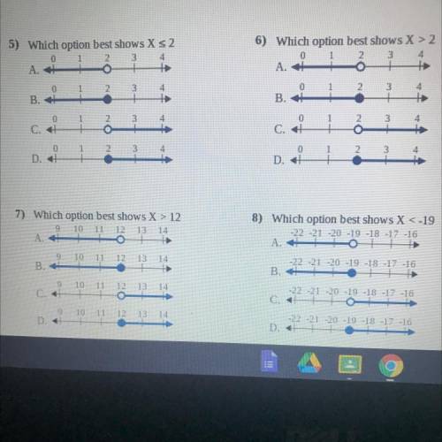 Anyone know 5,6,7, and 8 ?