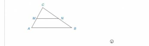 In △ABC, M and N are midpoints of AC and BC, respectively. If 
MN = 7.95, how long is AB?