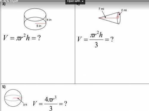 EXTRA PTS - PLS HELP - i dont know what to call this but the topic is VOLUMES OF SOLIDS