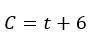 Which equation could be used to find the relationship between the number of dance tickets (t) and t