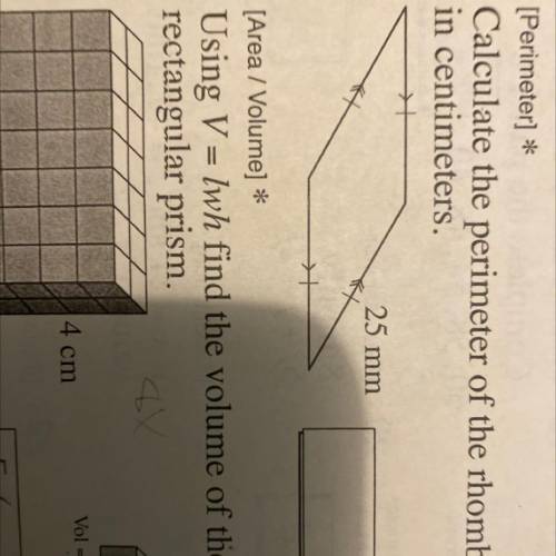 I was wondering what these lines mean? and if so can you guys help me calculate the perimeter of th