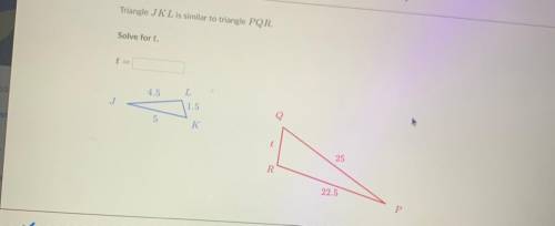 Help me solve for t please (image attached)