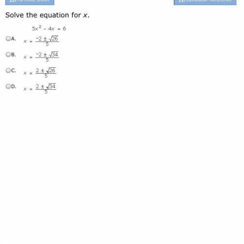 5x^2-4x=6 help!!! Thank you in advance !