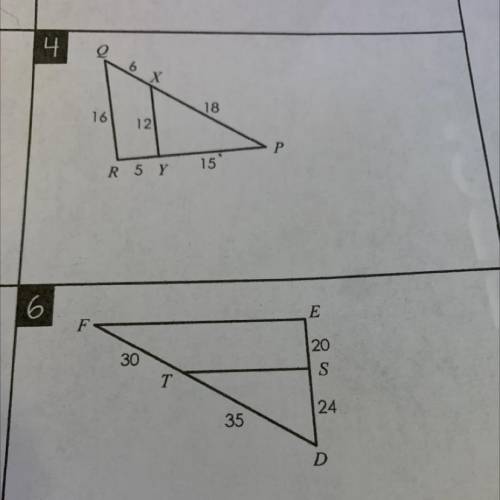 DUE SOON PLEASE HELP!!!

ARE WE SIMILAR
Directions: Determine whether the triangles are similar. I