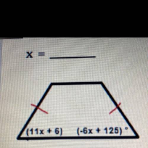 X= 
(-6x+125) (11x + 6)