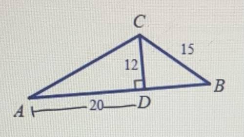 PLEASE HELP ILL GIVE BRAINLIEST!!n triangle ABC, determine the length of the altitude to segment BC