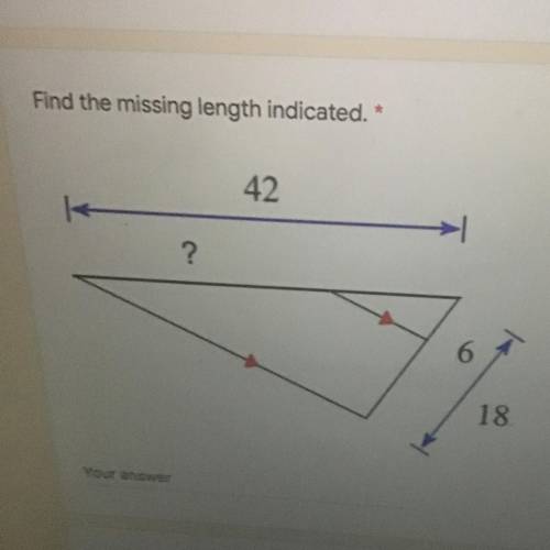 Easy question Find the missing length indicated.