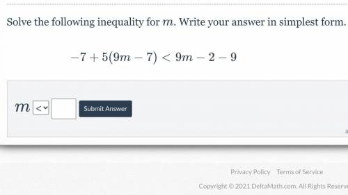 What does m equal?please help me.