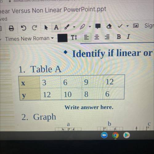 Is this non linear or linear?