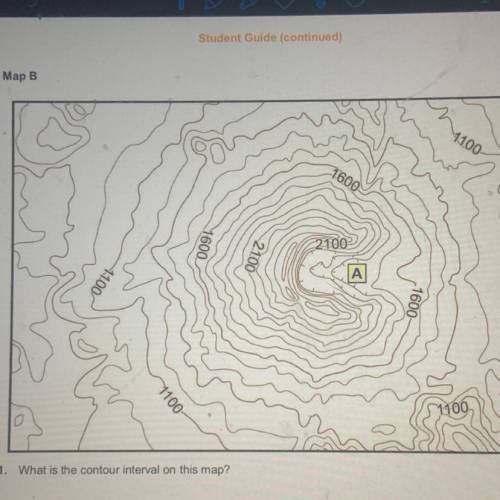 1. What is the contour interval on this map?