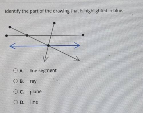 Identify the part of the drawing that is highlighted in blue​