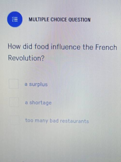 How did food influence the French Revolution?​