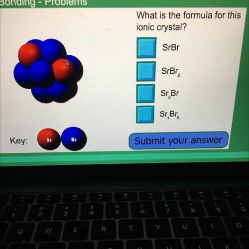 What is the formula for this ionic crystal