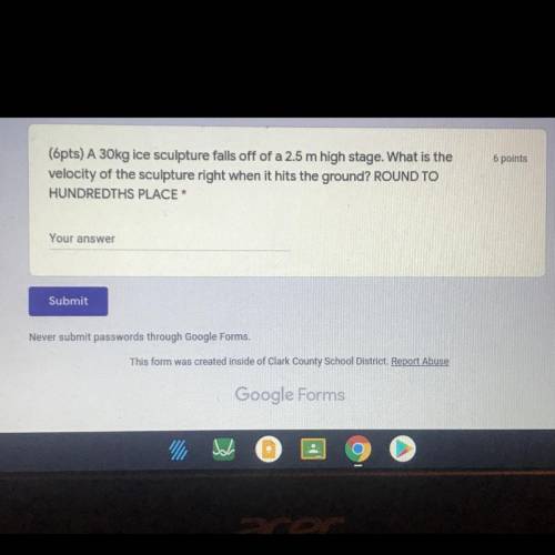 Please help, it’s the last question and I’m bad at Physics