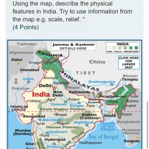 Physical features of india