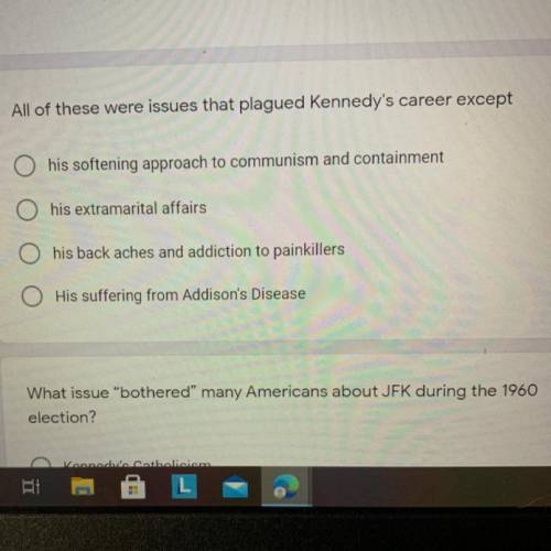 All of these were issues that plagued Kennedy's career except
