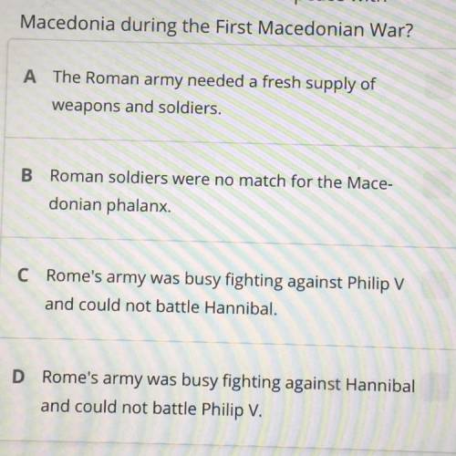Why was Rome forced to make peace with

Macedonia during the First Macedonian War?
Please help I w