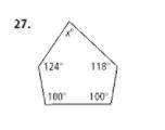 CAN SM PLEASE HELP ME Find the missing angle measures in number 27 below.