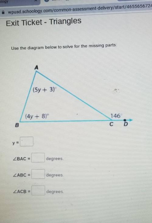 Its asking to solve for y and the rest​