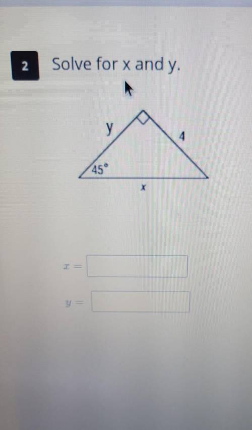Solve for X and Y show work​