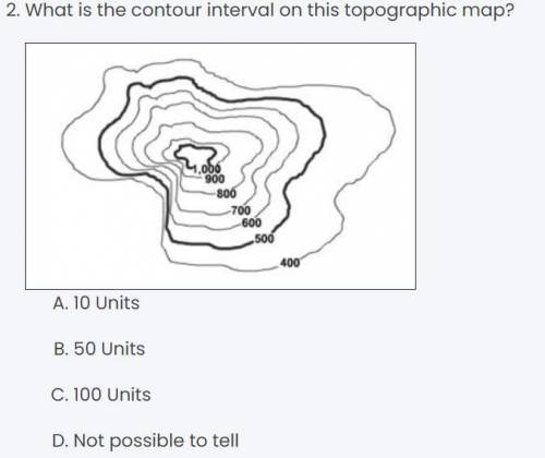 What is the contour interval on this topographic map.